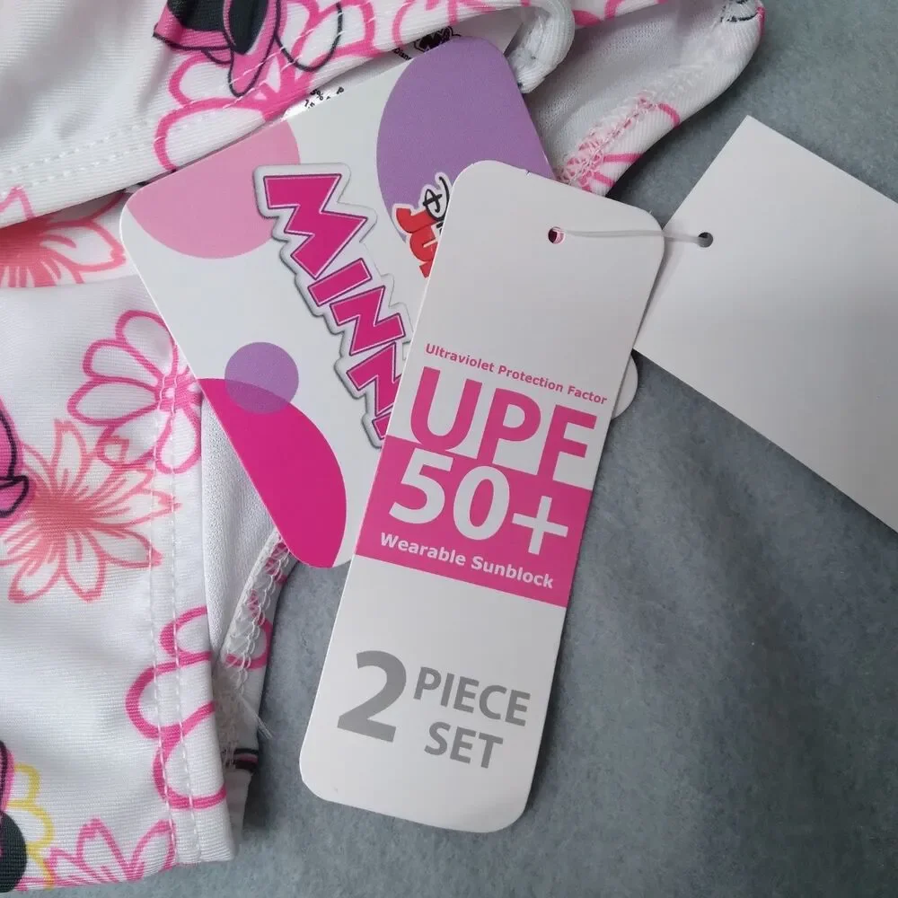 Disney Junior Minnie Mouse Toddler Girls Bikini Swimsuit Size 4T